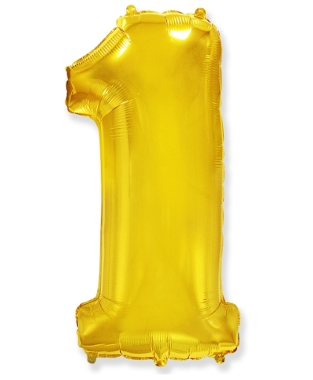 Цифры (102см) золото