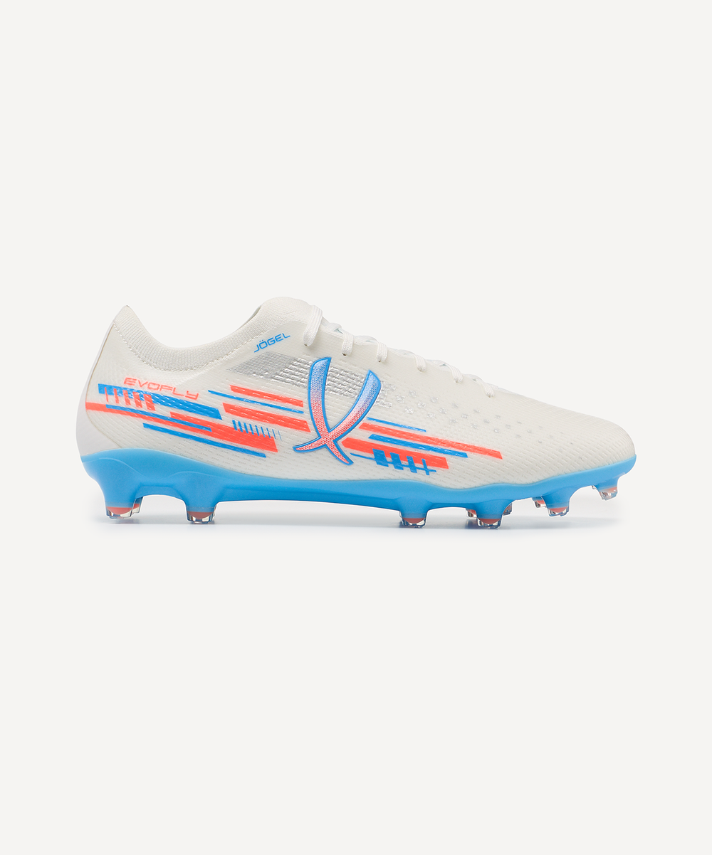 Бутсы футбольные Evofly FG Pro White/blue