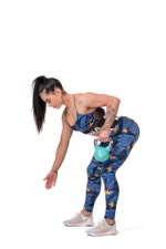 Топ EARTH POWERED SPORTS BRA 565 OCEAN BLUE