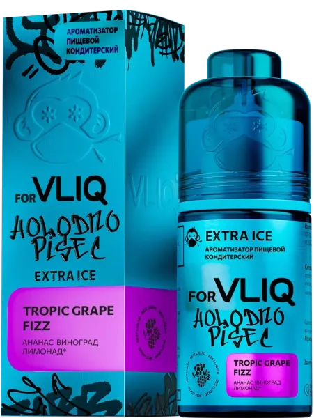 Купить Ароматизатор VLIQ Холодно Песец 14 мл - Ананас Виноград Лимонад