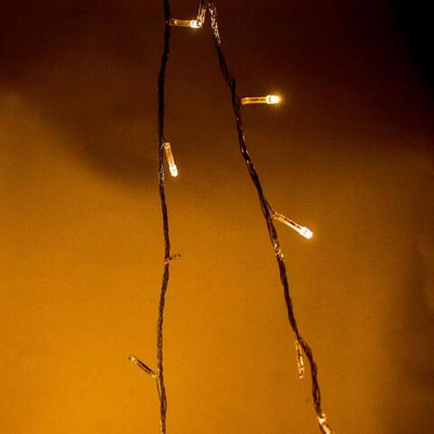 Гирлянда электрическая 26м желтая LED300, коробка