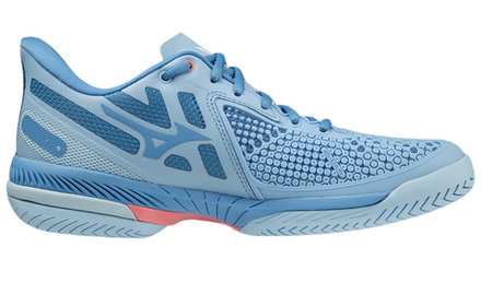 Женские теннисные кроссовки Mizuno Wave Exceed Tour 5 AC - dutch cana/white/tea rose