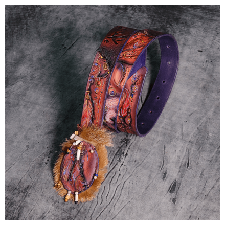 Кожаный ремень «Шаманка»