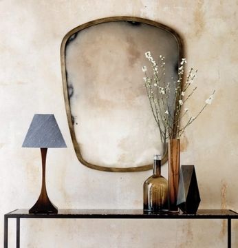 JEWEL METAL FRAMED MIRROR