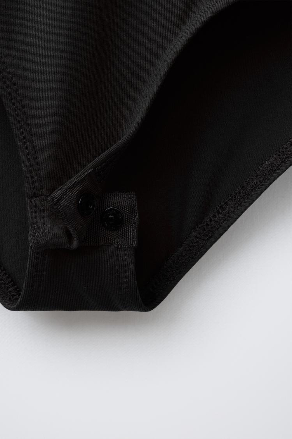 ZARA БОДИ ИЗ ПОЛИАМИДА С ВЫРЕЗАМИ, ЧЕРНЫЙ