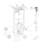 Заливной клапан TECESpring со шлангом AF042300-L16