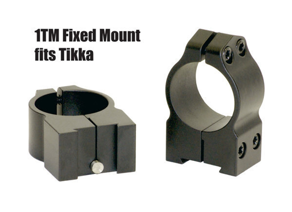 Крепления Warne Tikka для прицелов 1" 25,4 мм Medium (1TM)