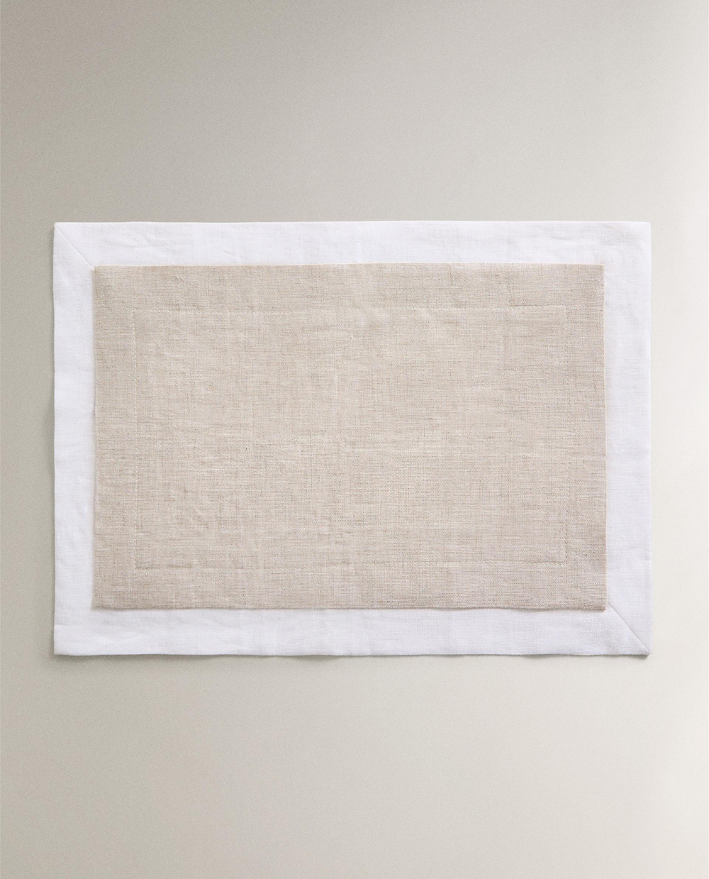 Zara Home сервировочная салфетка из льна, 50 35 см · 9237/023