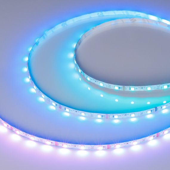 Светодиодная лента SPI-RZ-F60-6mm 12V RGB-PX1-BPT (7 W/m, IP20, 3535, 5m) Arlight 044684