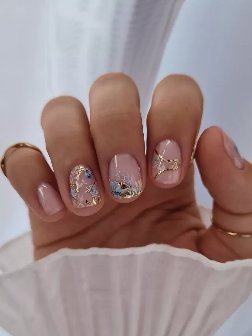 Lucky Rose Слайдеры наклейки для ногтей Foil 146
