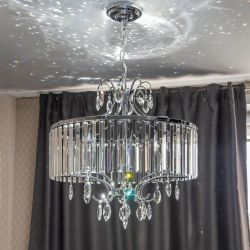 Citilux Инга CL335181 Люстра подвесная хрустальная Хром