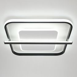 Светильник потолочный светодиодный ЭРА Модерн Franco CLL-1-107W 3K-6K RC BK с ДУ черный | Светильники SPB-6 с ДУ