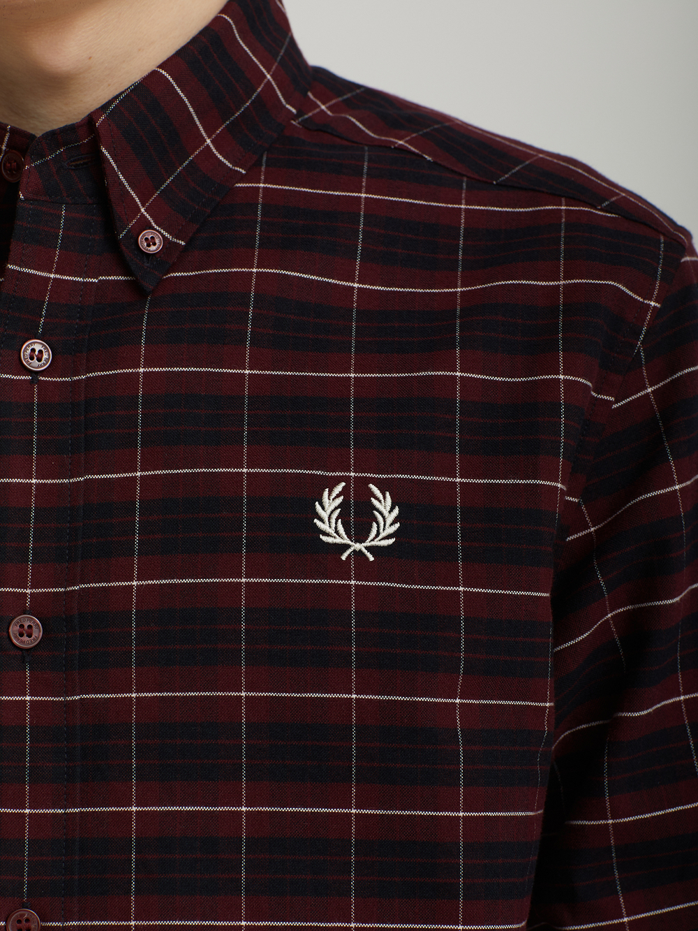 Мужская Рубашка Brushed Oxford Tartan