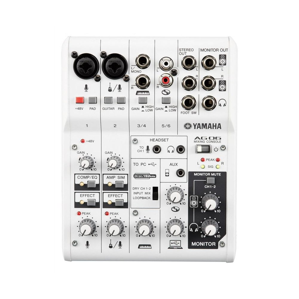 Yamaha AG06MK2 White