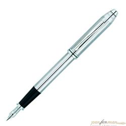 Ручка перьевая Cross Townsend Lustrous Chrome (536-FS)