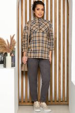 Костюм "Капитолина" (грей) НЬЮ К4759 LT Collection (Акция)