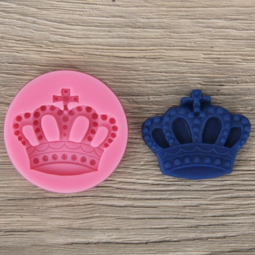 Форма силиконовая КОРОНА (5,5*5,5 см)