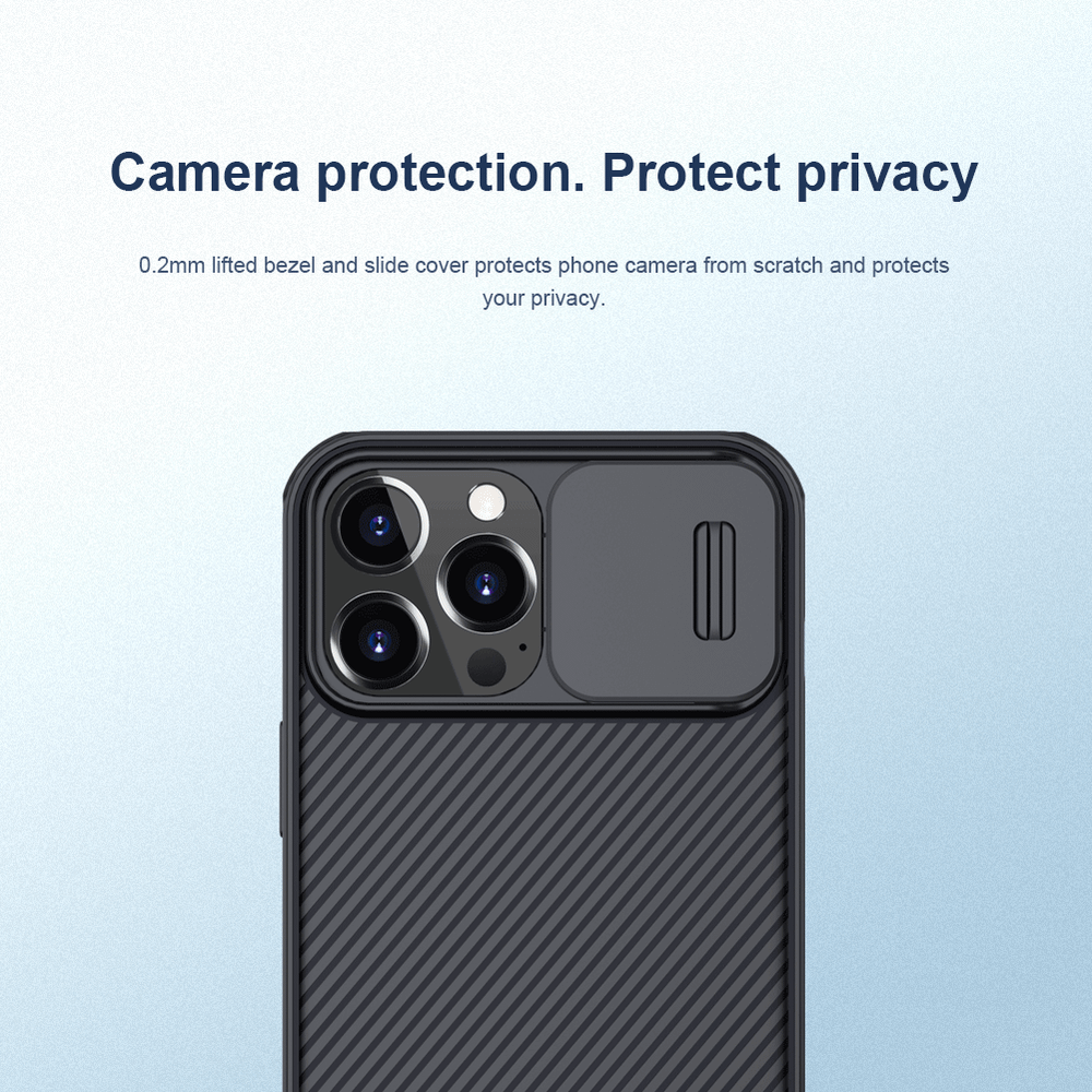 Чехол Magnetic Case Nillkin CamShield Pro с защитой камеры для iPhone 13 Pro Max