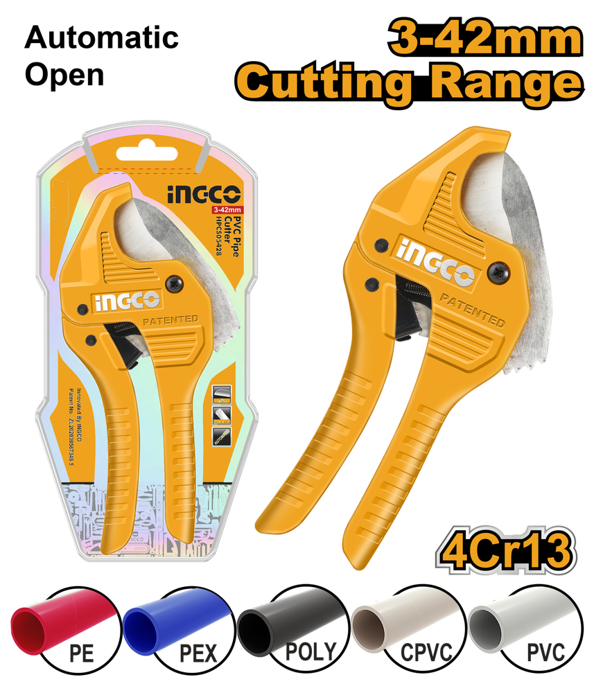 Ножницы для резки ПВХ труб INGCO HPCS05428 3-42 мм