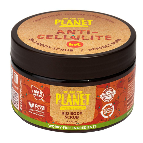 ПЛЭНЕТ Anti-cellulite Скраб д/т 200мл Разогрев (15915)