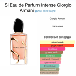 Si Eau de Parfum Intense Giorgio Armani (duty free парфюмерия)