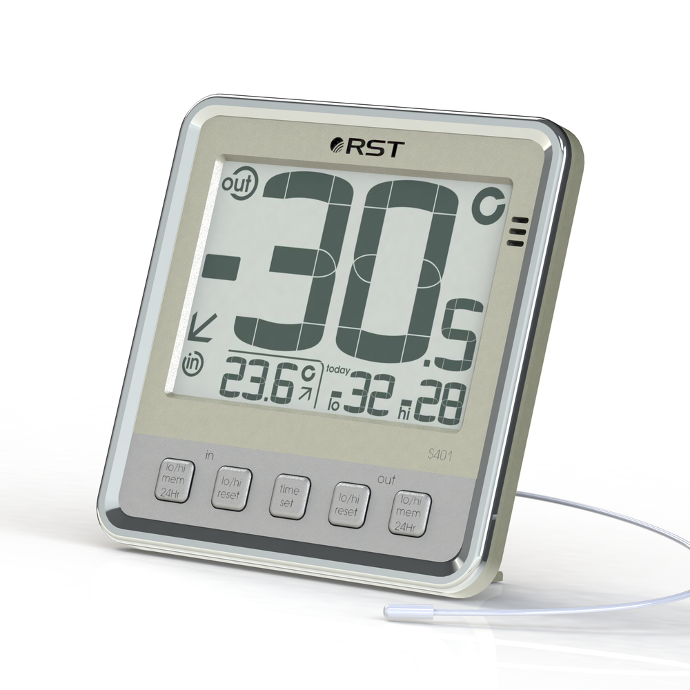 Цифровой термометр RST с выносным сенсором S401 (RST02401)