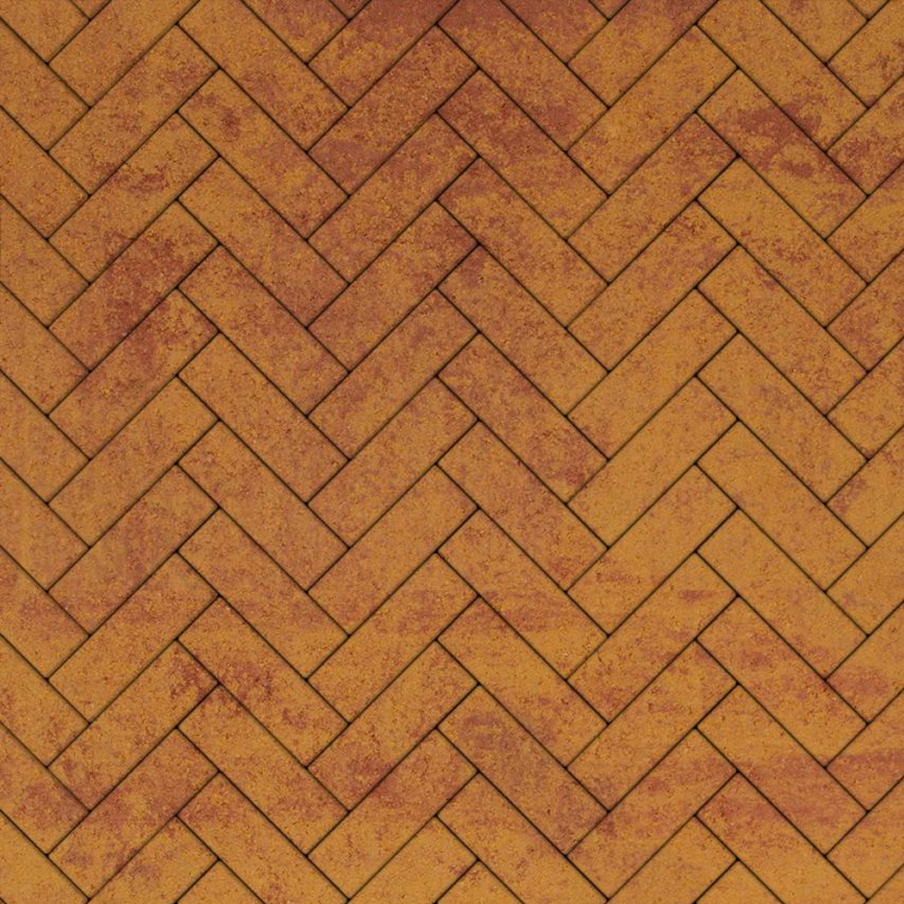 Тротуарная плитка ПАРКЕТ - Листопад гладкий Каир