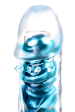 Вибратор Toyfa Trio Vibe голубой 18 см