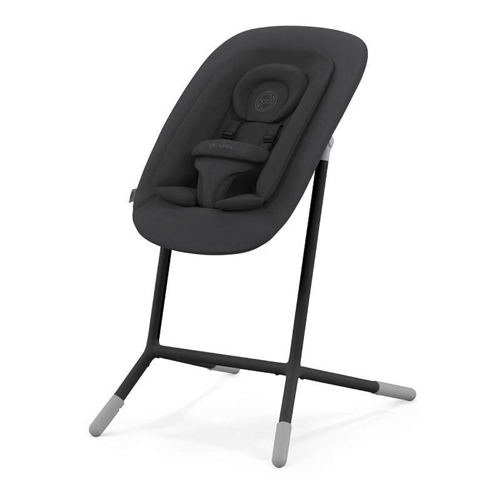 Стульчик для кормления Cybex Lemo 4 в 1 с мягкими чехлами Comfort Inlay Stunning Black/Stunning Black