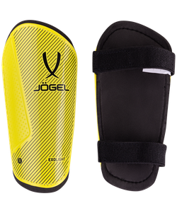 БЕЗ УПАКОВКИ Щитки футбольные JA-201, черный