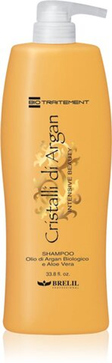 Brelil Numero Cristalli di Argan Shampoo - увлажняющий шампунь для придания блеска и смягчения волос /   1000  ml  / GTIN 8011935067299