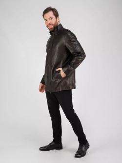 Кожаная куртка демисезонная пальто