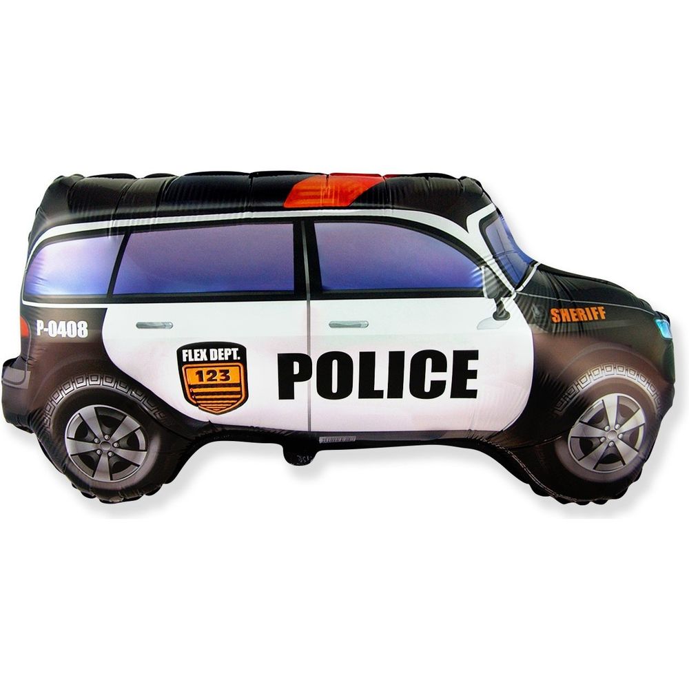Фольгированный шар, Полицейская машина 74см.
