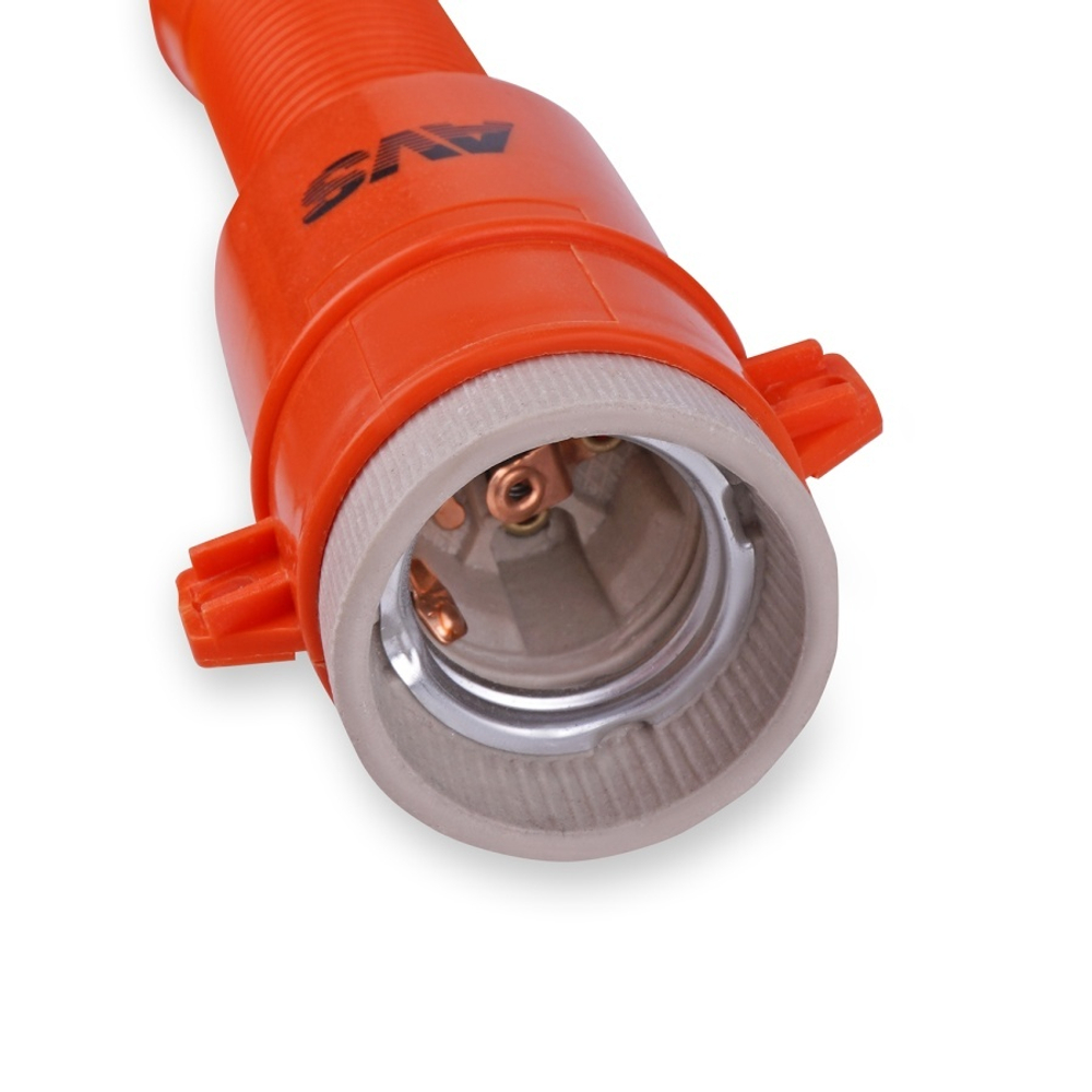 Фонарь переносной AVS LW-1560W, оранжевый, 15м, мощность 60Вт, шнур 15м