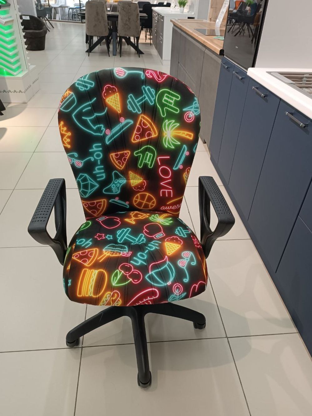 Кресло Престиж-Варна рисунок Пятилучие Гольф