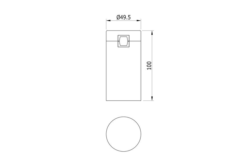 Светодиодный светильник для магнитной модульной системы, 5Вт