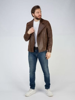 Кожаная куртка демисезонная косуха