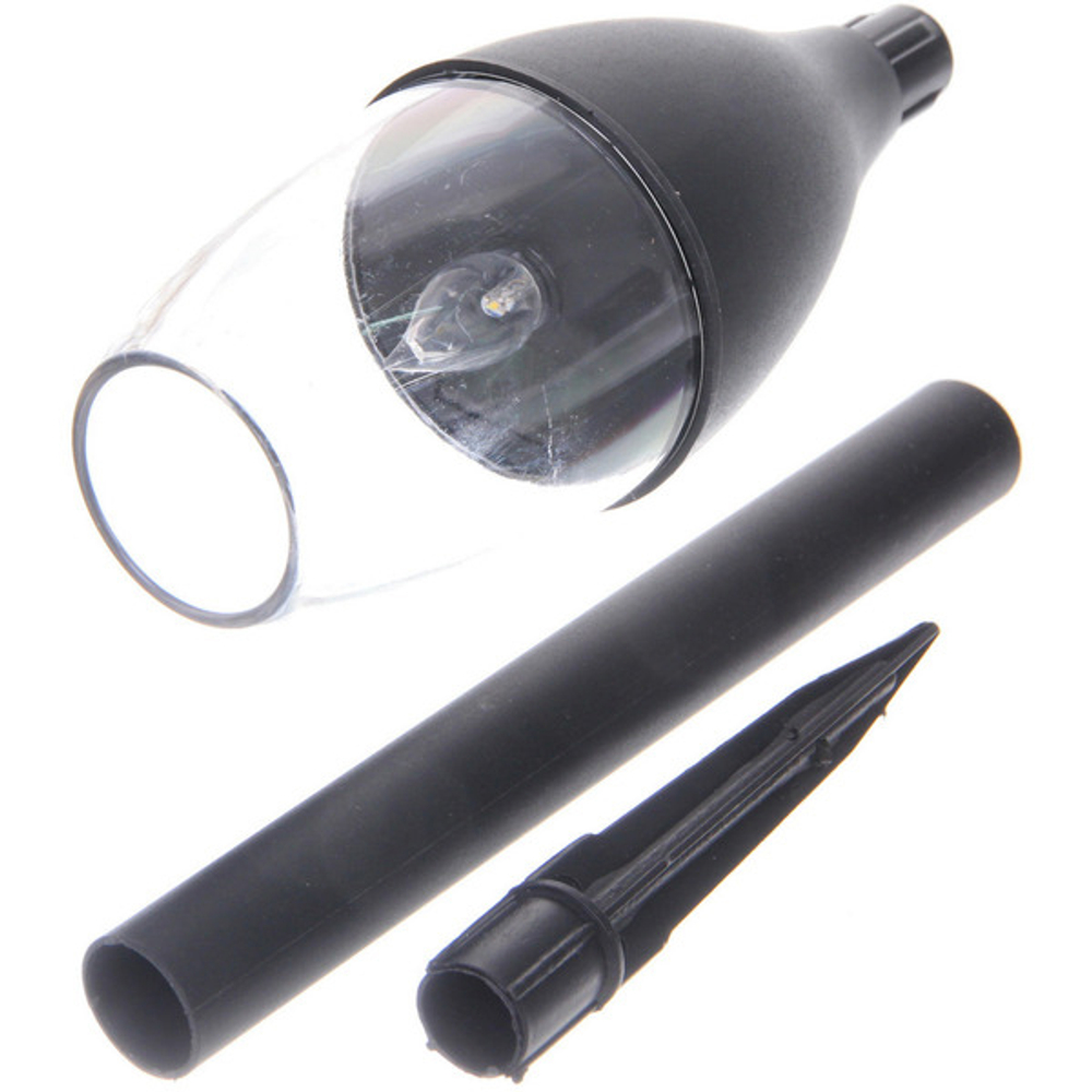 Светильник на солнечной батарее "Пламя огня" 43*6,5см, теплый белый свет