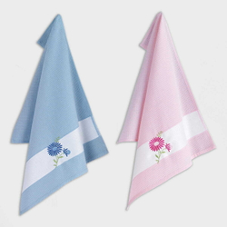 Набор кухонных полотенец 2шт 45х65 Arya home Daisy 1