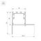 Коннектор L-образный внутренний Arlight SL-Linia32-Fantom-Edge 030100