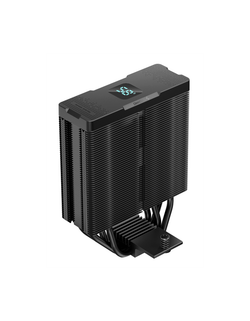 DEEPCOOL AG400 DIGITAL BK ARGB LGA1700/1200/115X/AM5/AM4 (9шт/кор, TDP 220W, PWM, ARGB Fan 120mm, 4 тепл. трубки, черный) RET