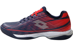 Теннисные кроссовки Lotto Mirage 300 Clay - navy blue/all white/red poppy