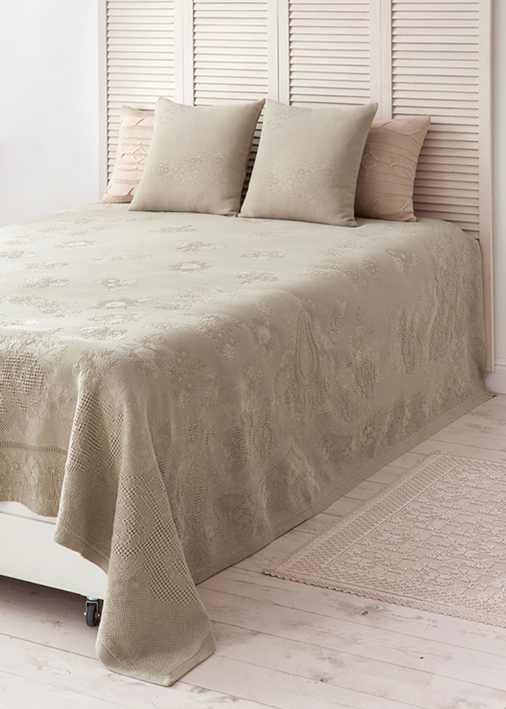 Покрывало 220x240 Luxberry Vivien оливковое