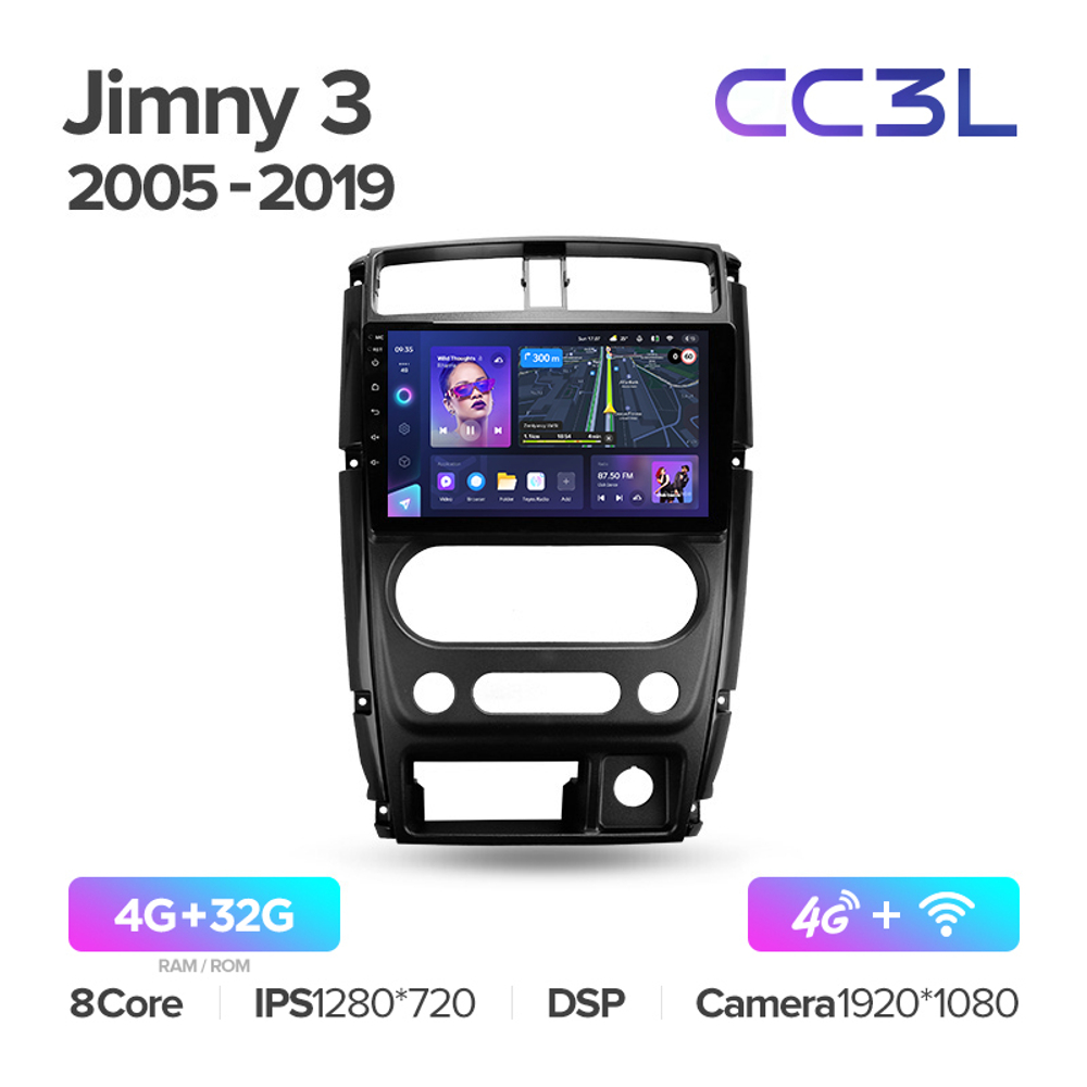 Teyes CC3L 9"для Suzuki Jimny 2005-2019