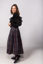 Блузка с воланами и длинным рукавом, "Карнавальная ночь"