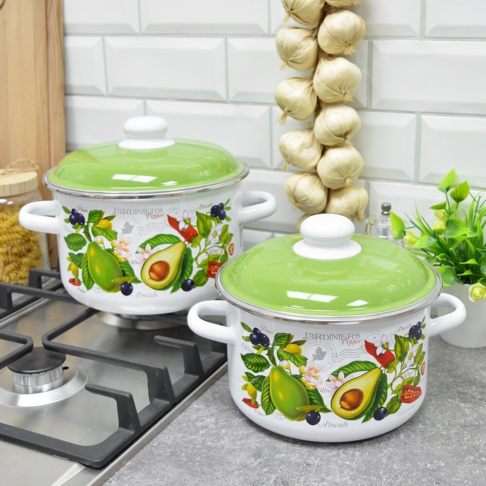 Набор кастрюль "Авокадо" №43