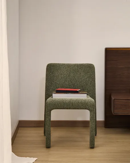 Стул Loria, зелёный шенилл