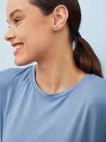 СЕРЬГИ "BASE LIGHT BLUE"