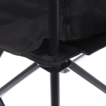 Стул складной в чехле до 100 кг SJ-0030, 39*39*64 см, цвет: чёрный, ТуристМастер