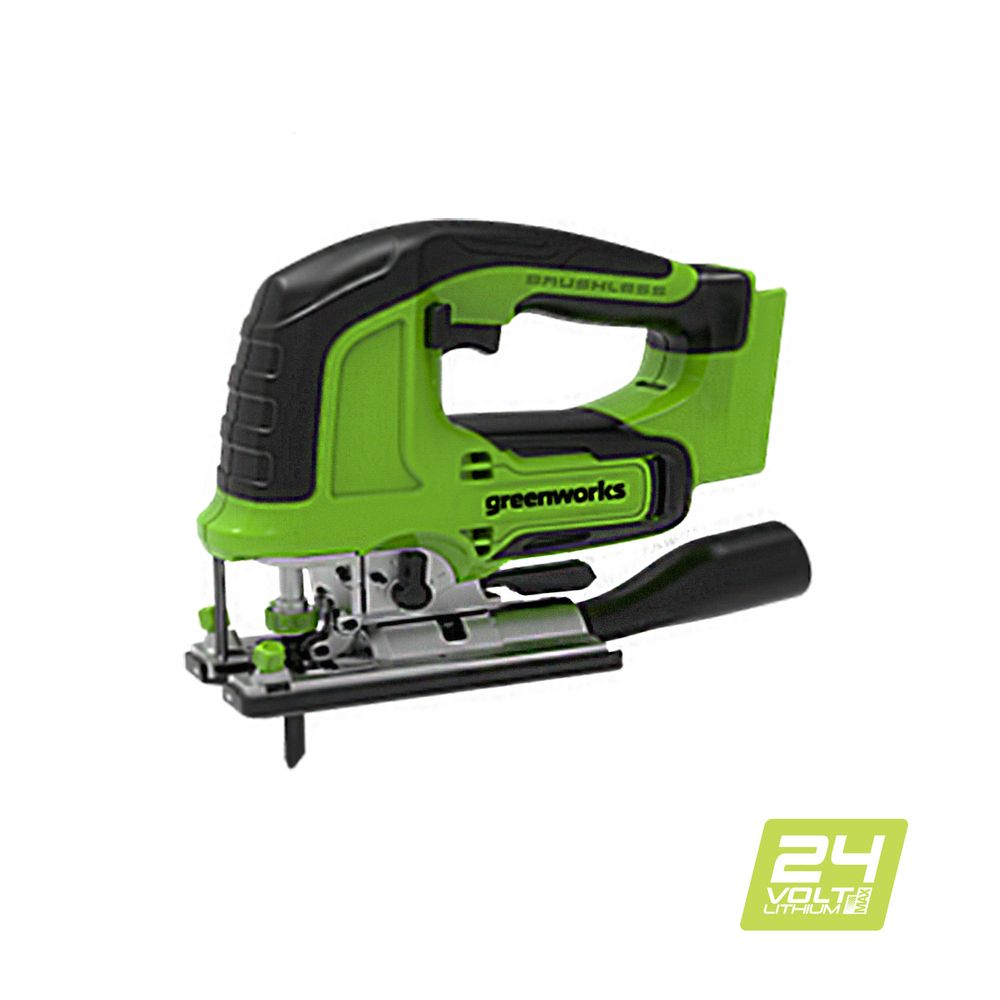 Аккумуляторный лобзик Greenworks GD24JS, 3601407,24v, без АКБ и ЗУ